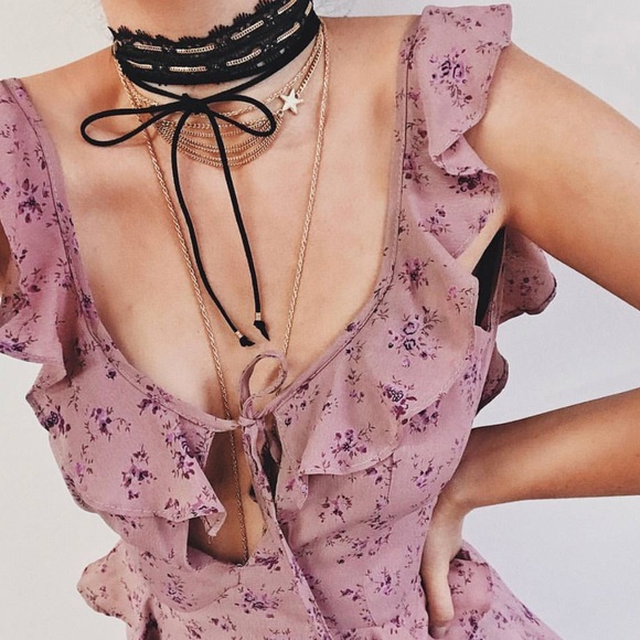 ettika Jewelry - Ettika black and gold choker